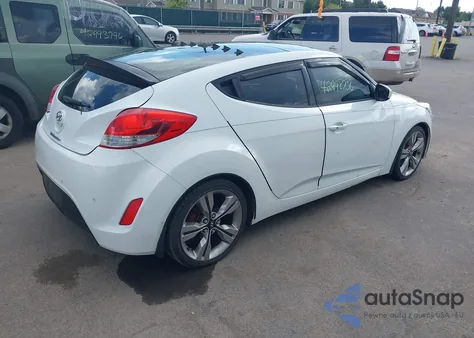 2012 Hyundai Veloster Base W/Gray z USA, uszkodzony, nr VIN KMHTC6AD8CU048797